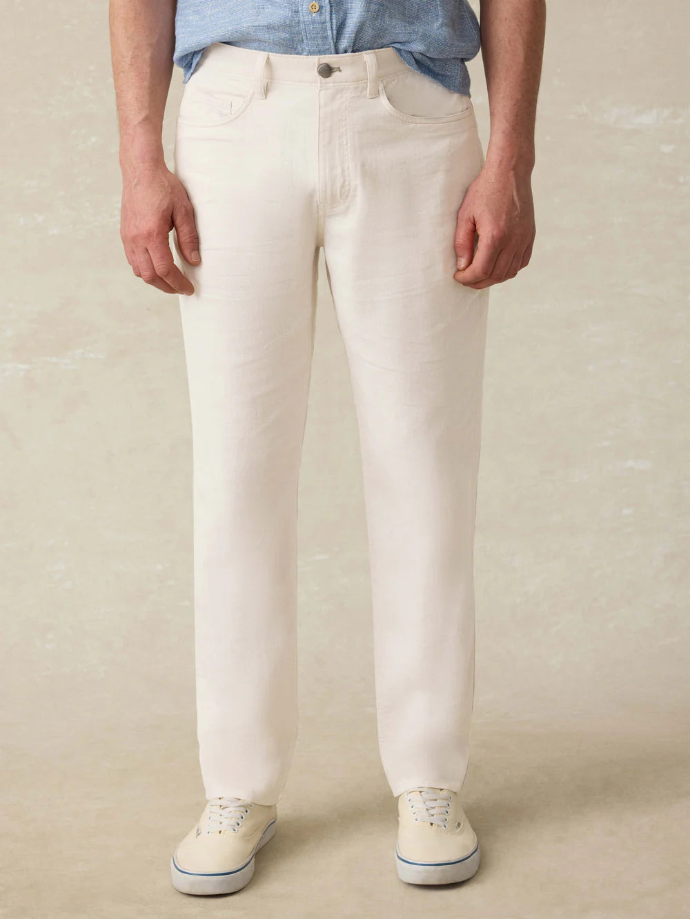 Faherty Men’s Movement Linen 5 Pocket Pant