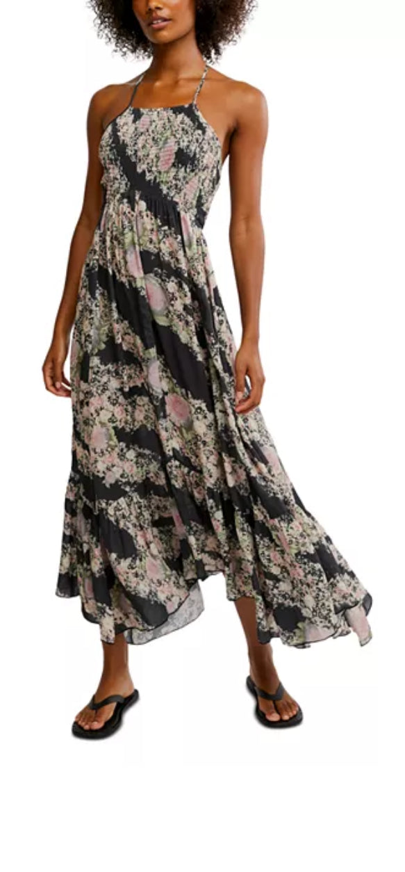 Heat Wave Printed Maxi Dress