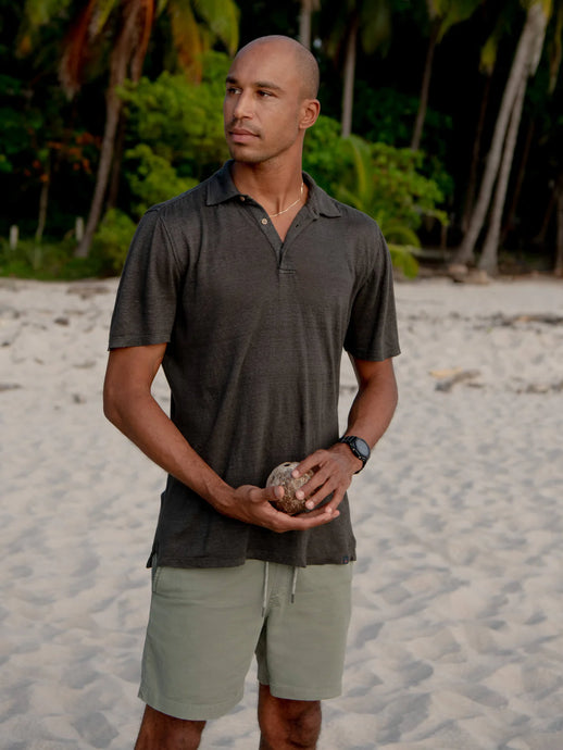Faherty SS Linen Polo