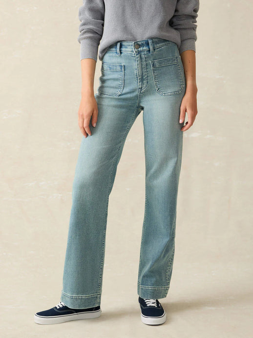 Faherty Women’s Stretch Terry Patch Pocket Pant