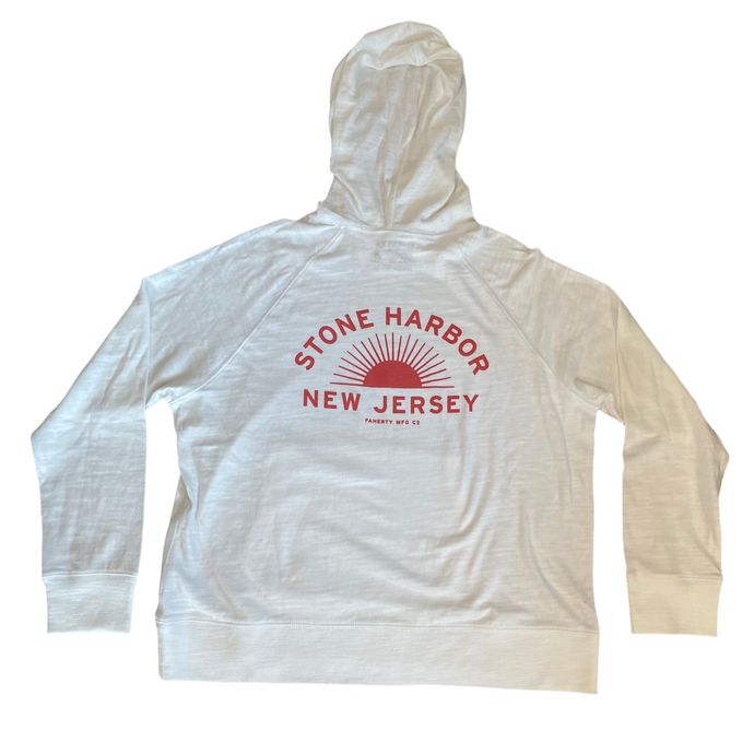 Stone Harbor Faherty Women’s Sunwashed Slub Hoodie