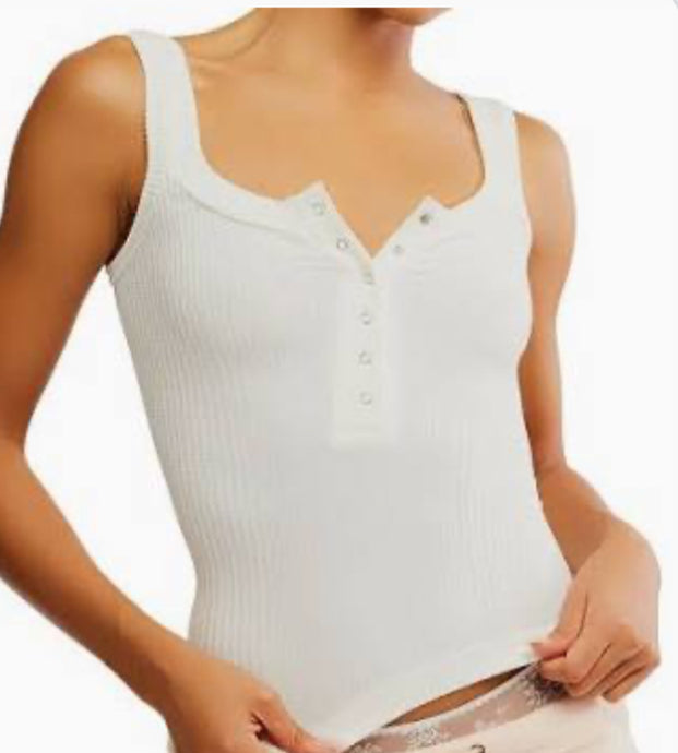 Free people clean slate Henley tank