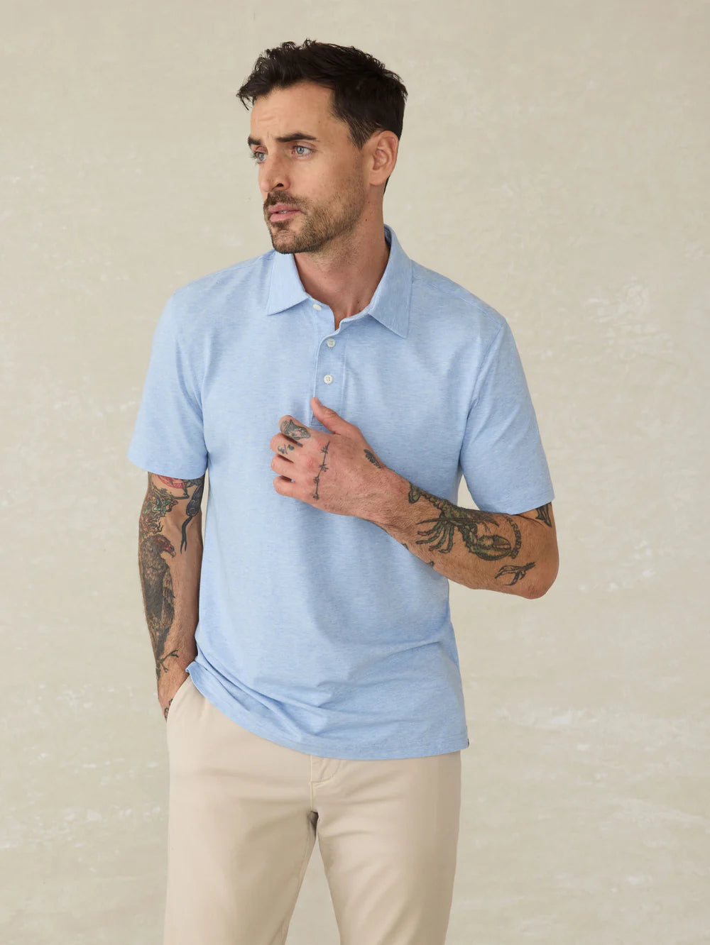 Faherty Men’s Movement SS Polo