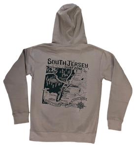 The Spot Surf Map Hoodie