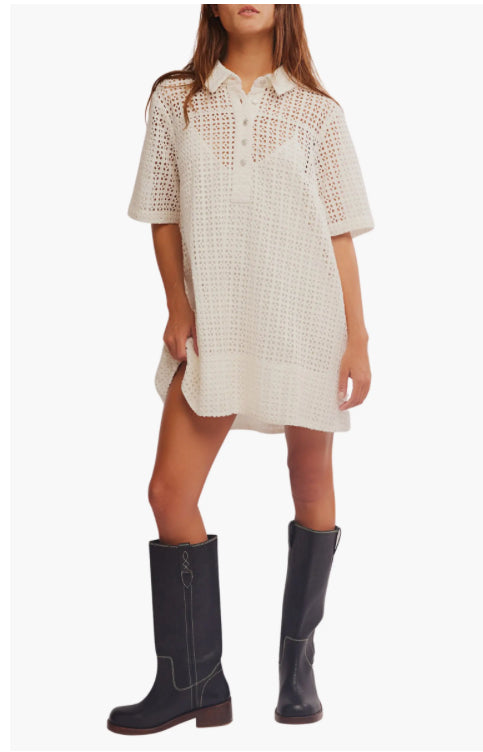 Remind Eyelet Mini Dress