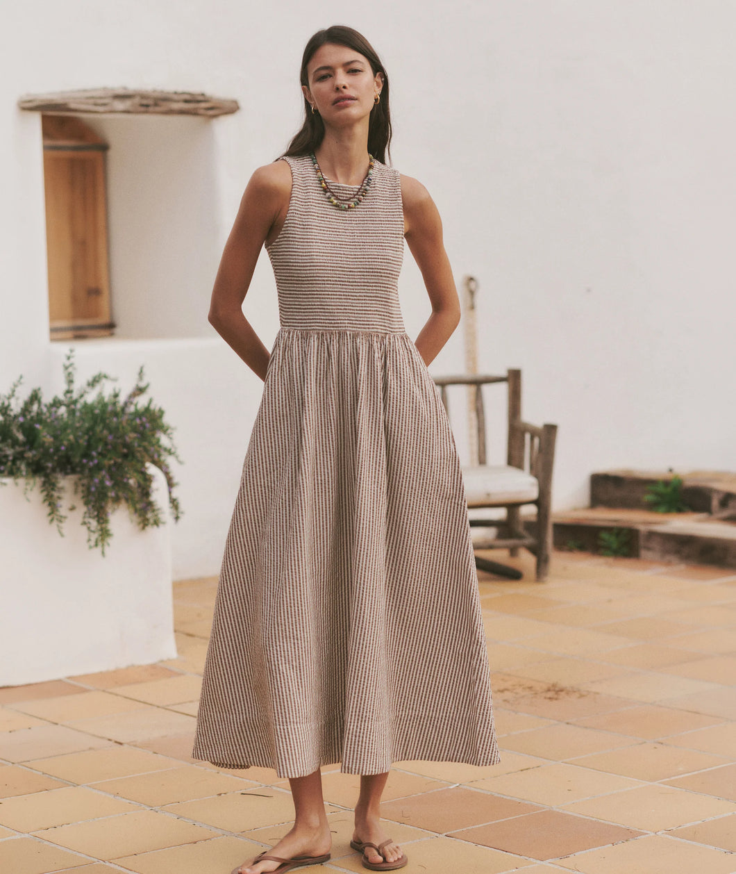 Marine Layer Darcy Seersucker Maxi Dress – The Spot Boutique