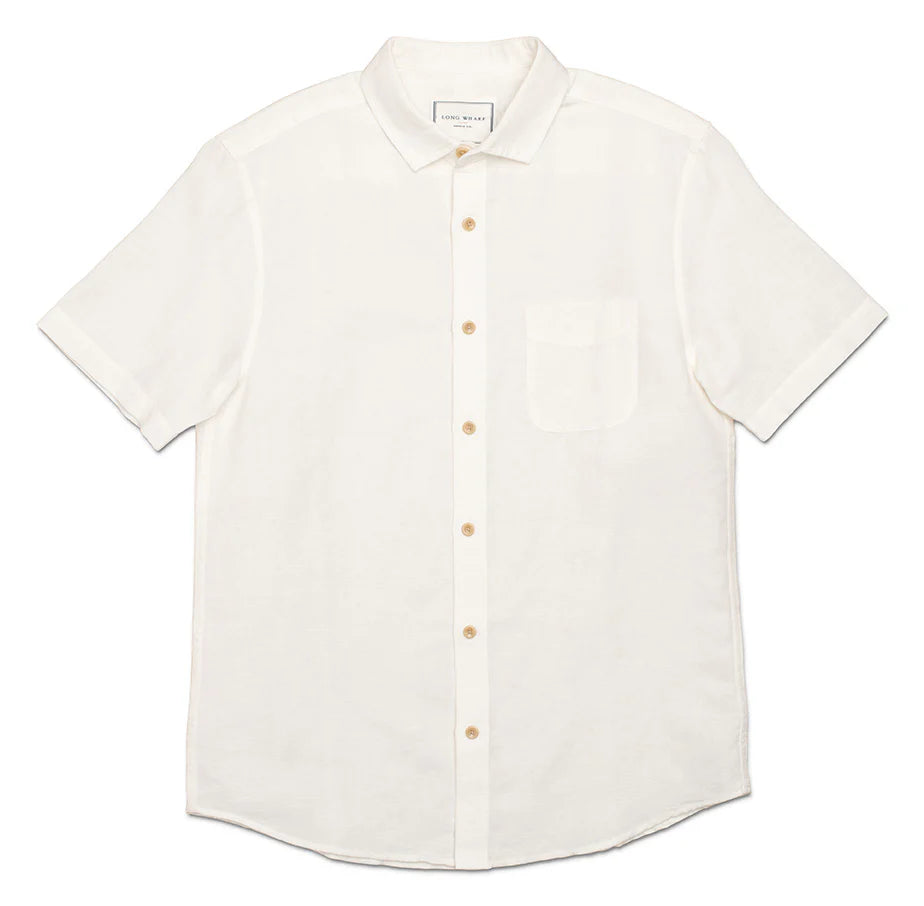 Long Wharf Supply Men’s SS Linen Shirt