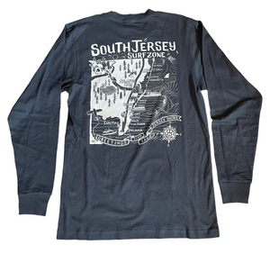 The Spot Surf Map L/S Tee