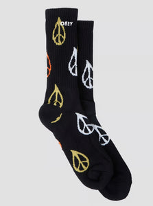 Obey Peaced Crew Socks