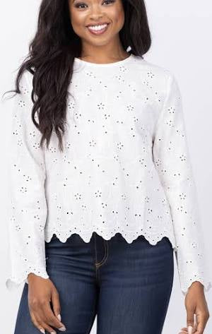 Dylan All Day Eyelet LS