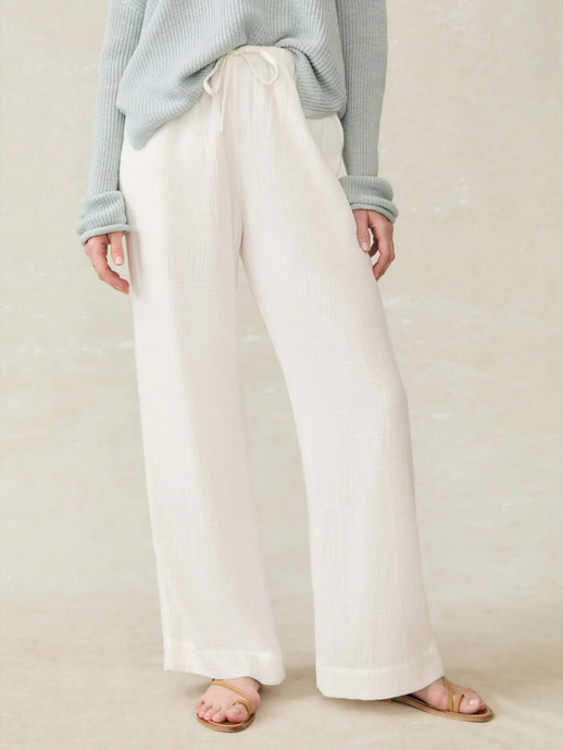 Faherty Women’s Dune Cotton Gauze Drawstring Pants
