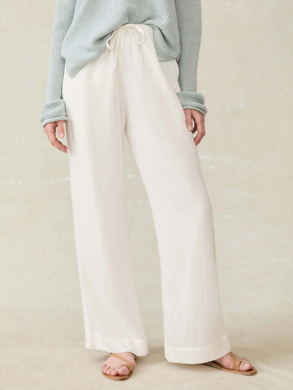 Faherty Women’s Dune Cotton Gauze Drawstring Pants