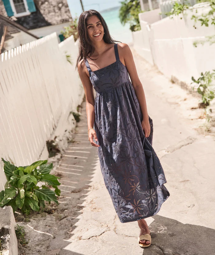 Marine Layer Women's Rosette Eyelet Dress – The Spot Boutique