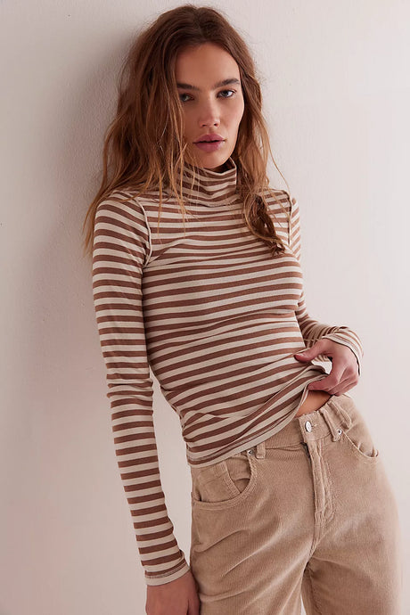 Free People Good Good Turtle Neck Shirt