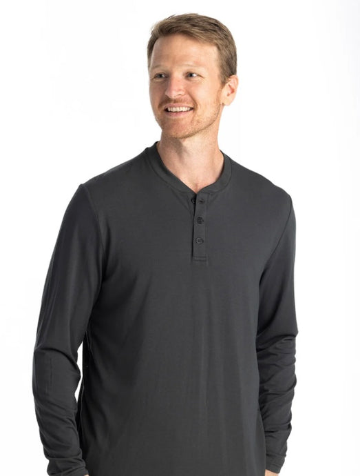 Free Fly Men’s Bamboo Flex Long Sleeve Henley