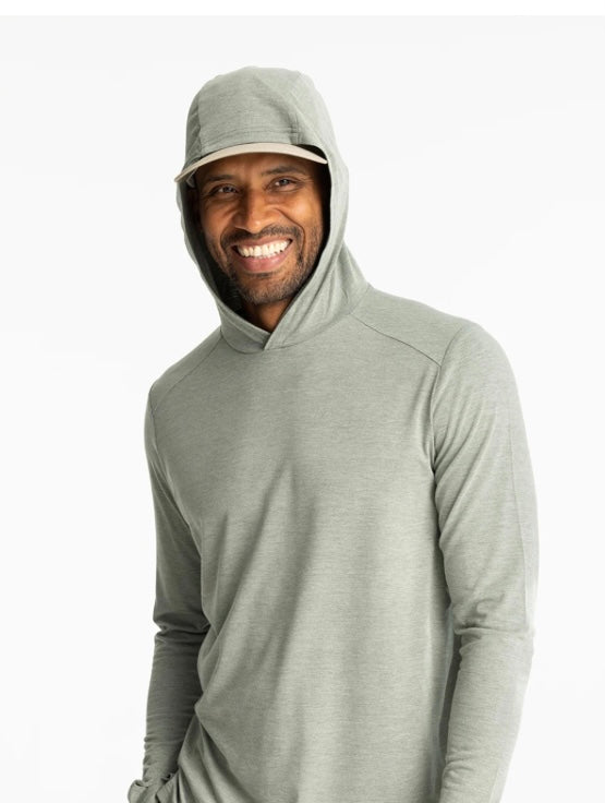 Free Fly Men's Bamboo Viscose Hoodie - UPF 50 Sun Protection, Quick Dry, Athletic Fit - View #11