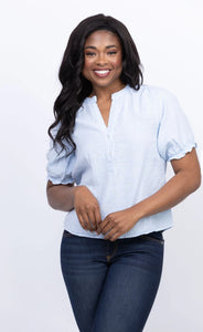 Dylan Milly Button Blouse