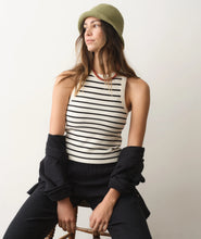 Load image into Gallery viewer, Marine Layer Women’s Lexi Rib In High Neck Crop Top