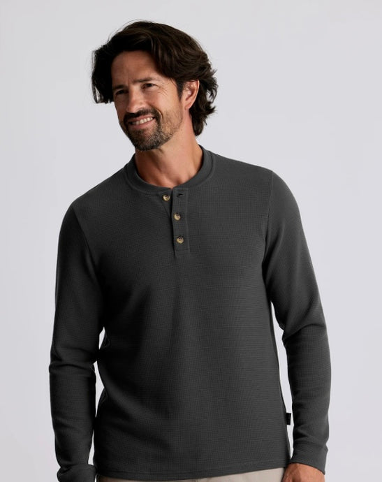 Free Fly Men’s Waffle Long Sleeve Henley