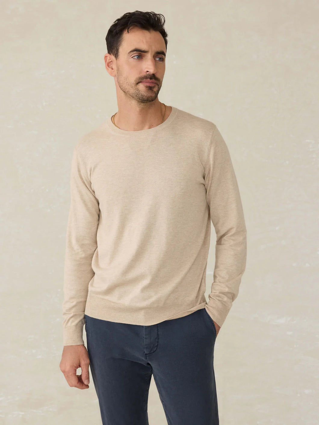 Faherty Movement Crewneck Sweater
