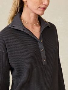 Faherty Women’s Après Waffle Henley