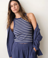 Load image into Gallery viewer, Marine Layer Women’s Lexi Rib In High Neck Crop Top
