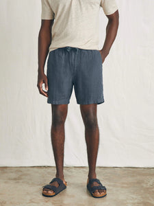 Faherty Men’s Essential Linen Short 6.5”