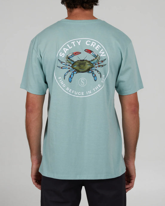 Salty Crew Men’s Blue Crabber Premium SS Tee