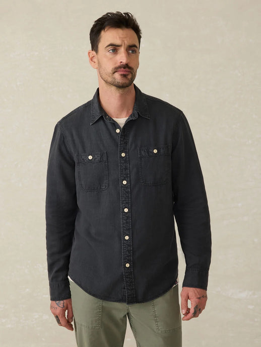 Faherty Men’s The Tried and True Chambray Workshirt