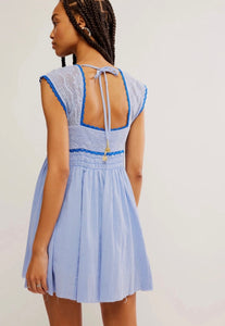 Free People Heartland Babydoll Mini Dress