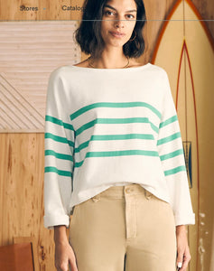 Sport jersey LS tee - faherty