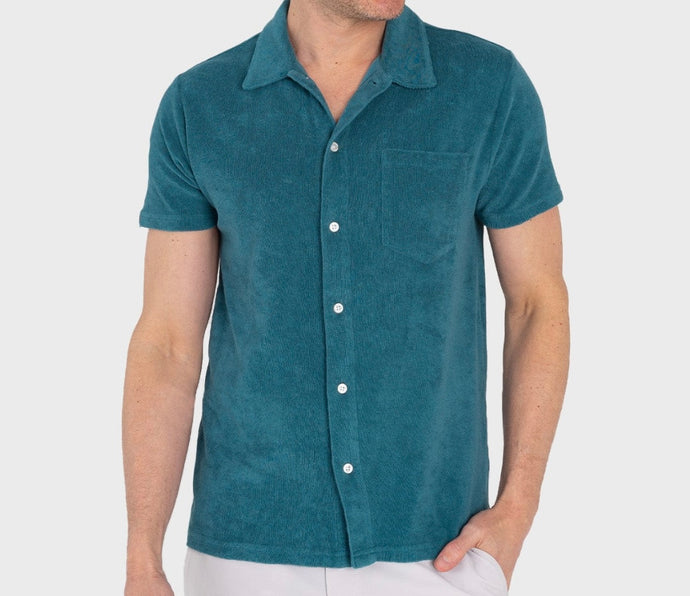 Criquet Terrycloth Button Down
