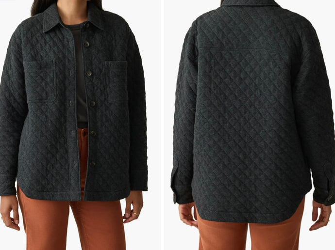 Faherty Epic Quilt fleece shirt jacket