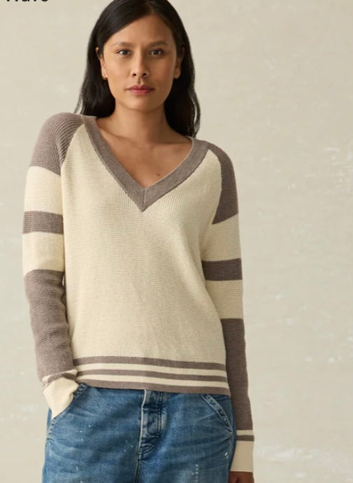 Faherty Throwback V-Neck