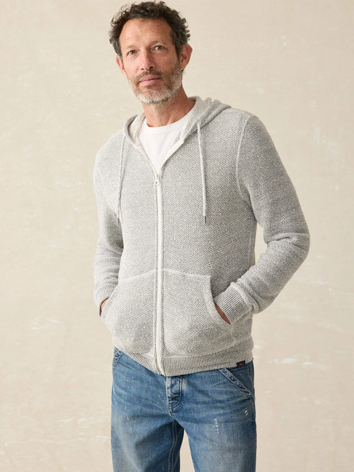 Faherty Men’s Whitewater Full Zip Hoodie