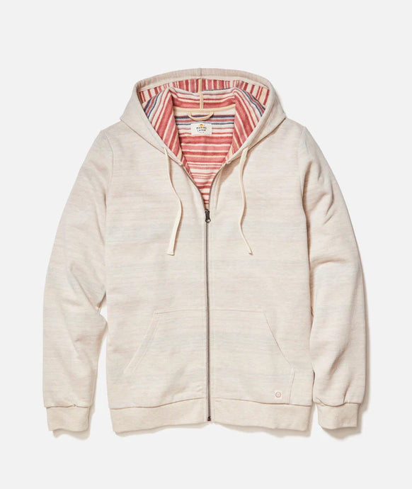 Marine Layer Men’s Fleece Stripe Full Zip