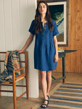 Load image into Gallery viewer, Faherty Women’s Gemina Basketweave Dress