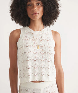 Marine Layer Archive Hazel Crochet Tank