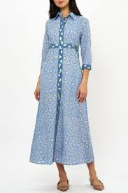 Oliphant-Shirt Dress Budapest Blue