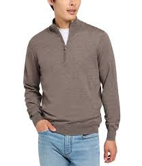 Faherty Movement Quarter Zip Sweater