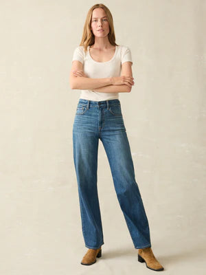 Faherty Dream Jean Wide Leg