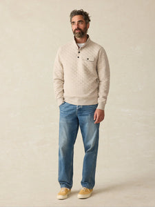 Faherty Men's Epic Quilted Fleece CPO