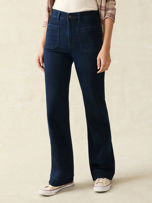 Faherty Women’s Stretch Terry Patch Pocket Pant