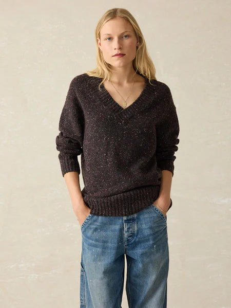Faherty Women’s Driftwood Donegal Sweater