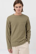 Load image into Gallery viewer, Rhythm Men&#39;s Vintage LS Henley/Textured Shirt/Polo