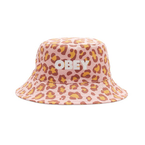 Obey Leopard Reversible Bucket Hat