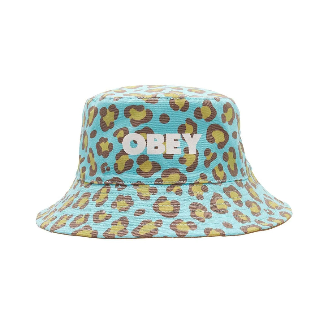 Obey Leopard Reversible Bucket Hat