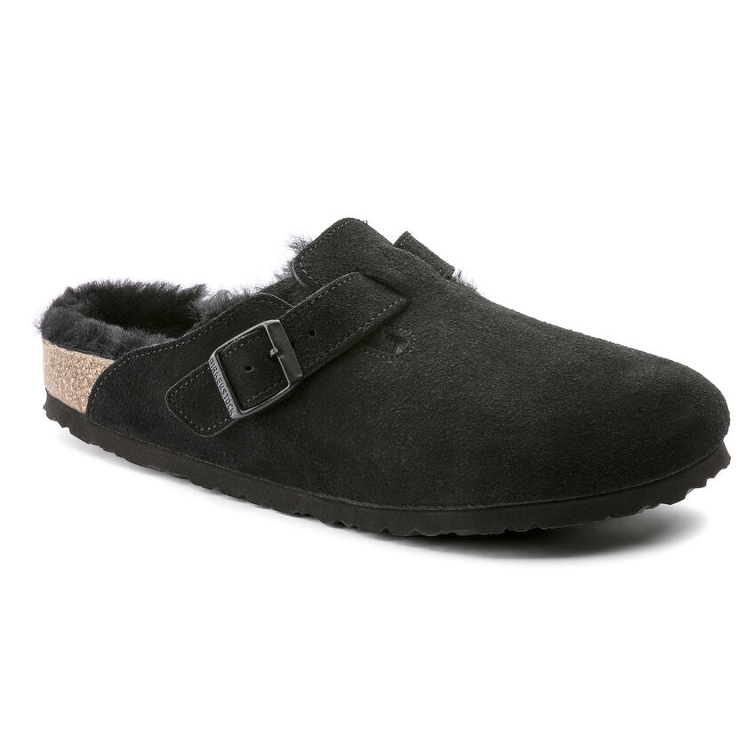 TaupeBirkenstock Boston VL shearling – The Spot Boutique
