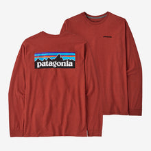 Load image into Gallery viewer, Patagonia Men&#39;s  LS P-6 logo Responsibili-Tee