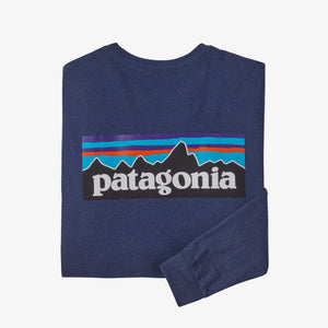 Patagonia Men's  LS P-6 logo Responsibili-Tee